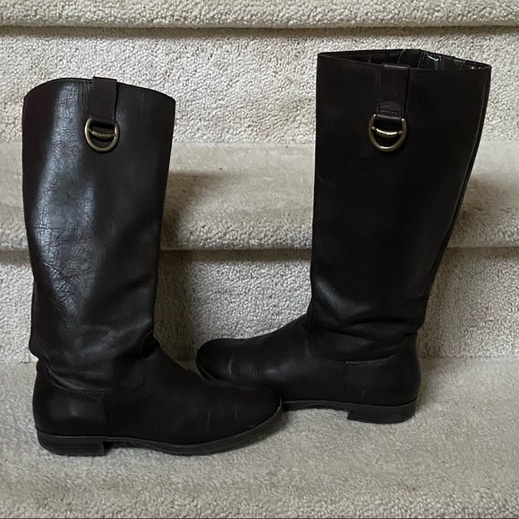 Lauren Ralph Lauren Shoes - LAUREN RALPH LAUREN SHOES/ RALPH LAUREN SARIAH/KNEE HIGH LEATHER BOOTS/ BROWN/7M